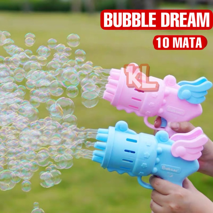 Mainan Bubble Gun Angel Dream (bonus baterai 3 pcs)