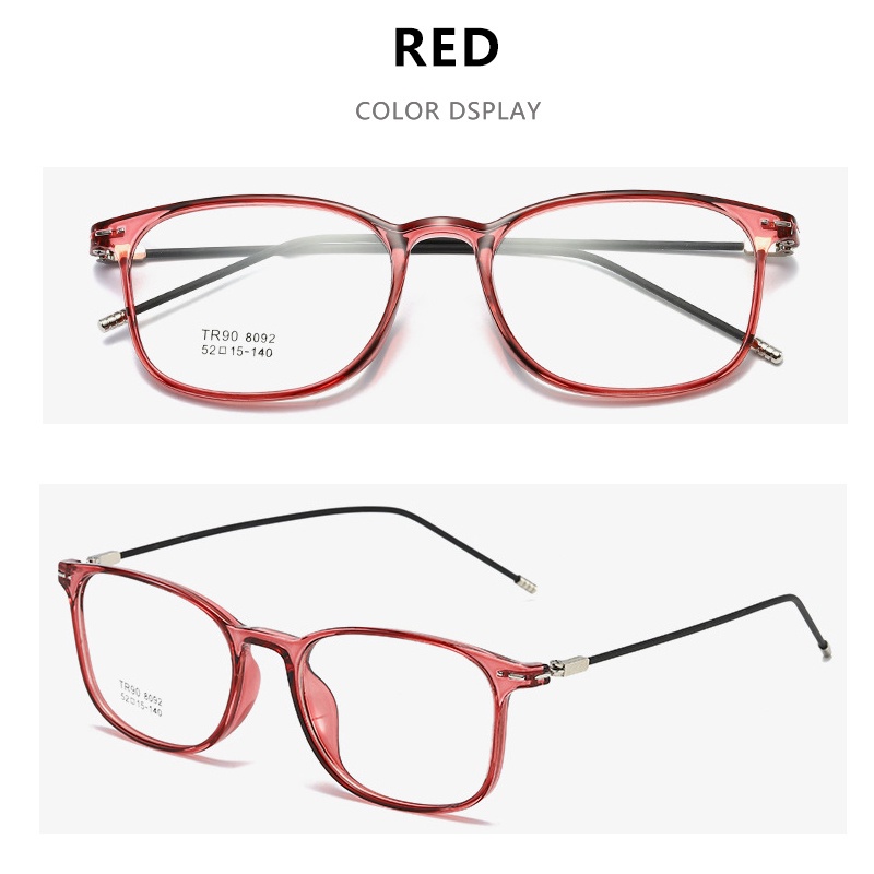 Kacamata Kelas Kelas Nearsighted 50 100 150 200 250 300 350 400 450 500 550 600 Untuk Pria Dan Wanita