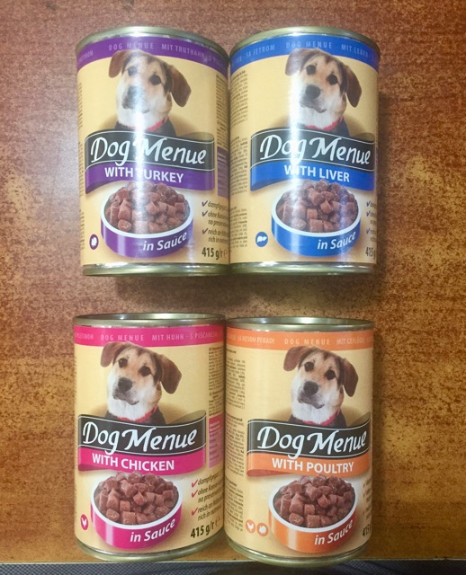 Dog Menue Canned 415gr kalengan dogfood