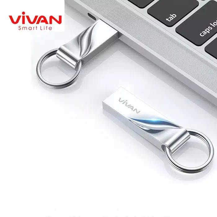 VIVAN VF316 Flashdisk 16GB Waterproof with Ring Design Flash Drive Elite Full Metal Body