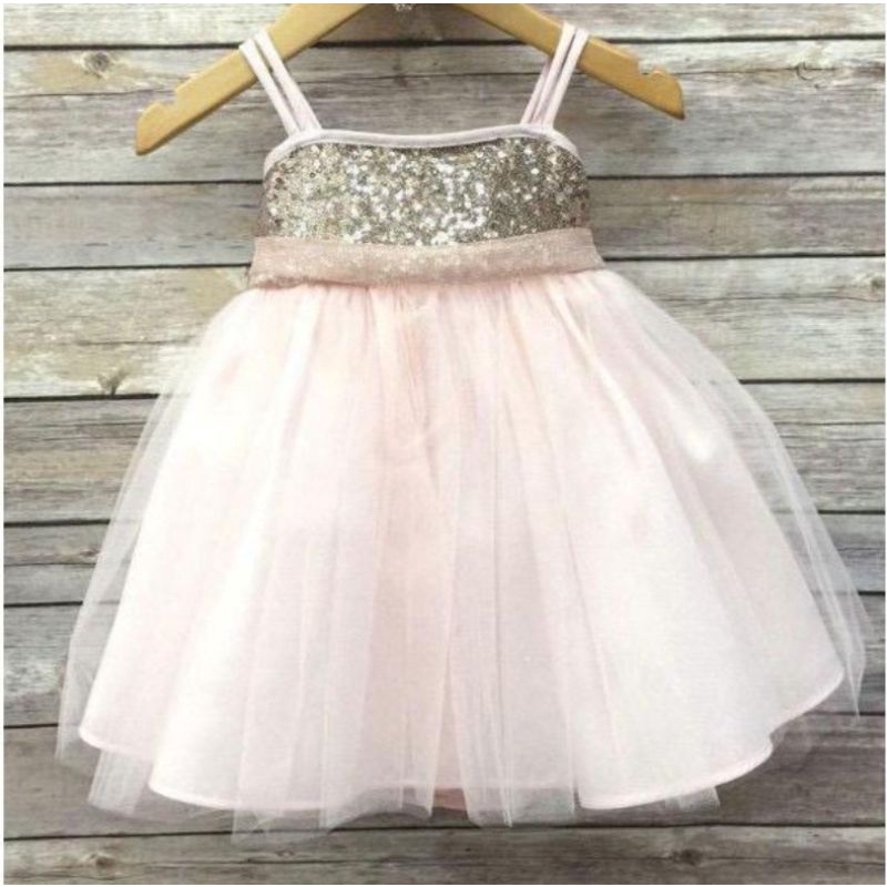 GAUN SEQUIN / TULLE ANAK (COCOK BUAT ULANG TAHUN/PARTY/HADIAH)