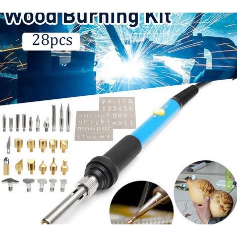 

Pen Solder Alat Lukis Bakar Pyrography Set / Alat Gambar / Alat Lukis