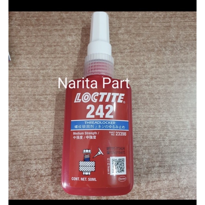 lem Loctite 242 Lem baut threadloacker medium strenght 50 ML