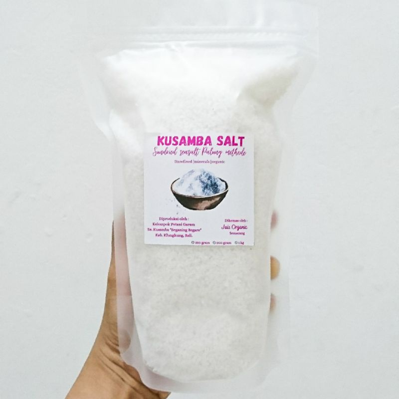 Garam Alami Kusamba / Bali natural sea salt 500 gram