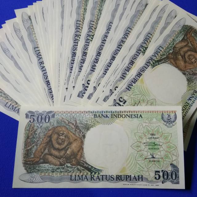 Uang 500 Rupiah Orang Utan 1992