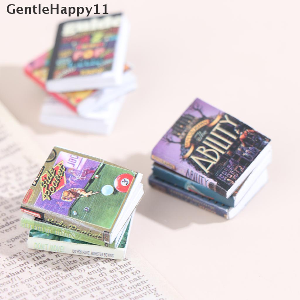 Gentlehappy 1PC Miniatur Buku Mini Dekorasi Rumah Boneka 1: 12