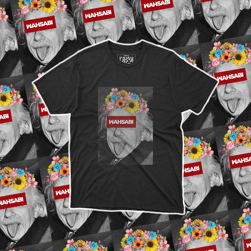 Wahsabi T001 Black Albert T-Shirt