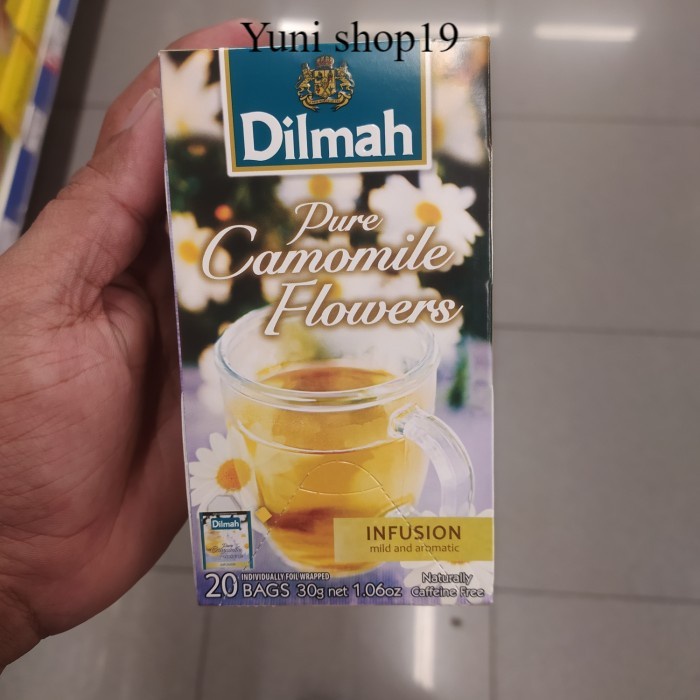 

dilmah pure camomile flowers tea