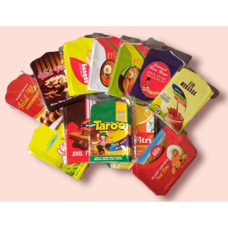 

AMPLOP LEBARAN idul fitri angpau gambar unik isi 10lembar/pack
