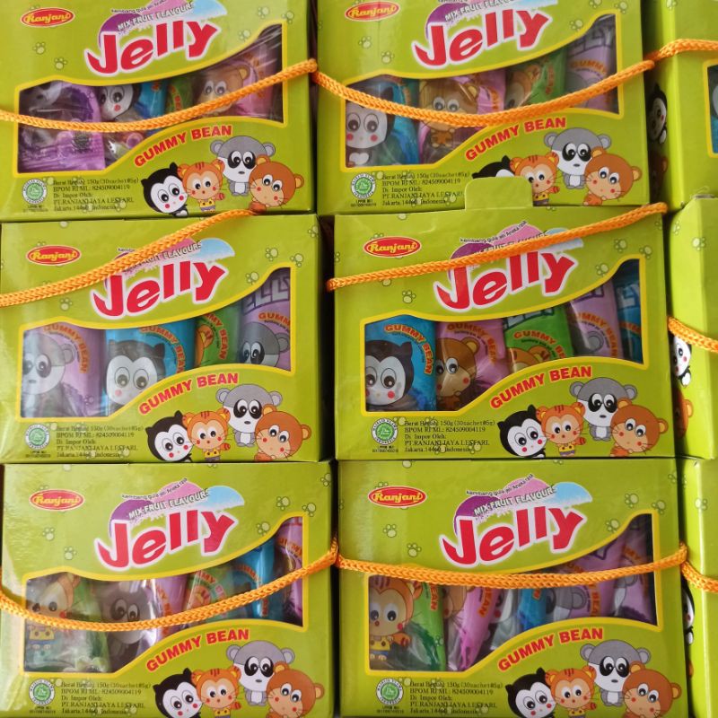 

Jelly Jeli Gummy Bean Ranjani 5g