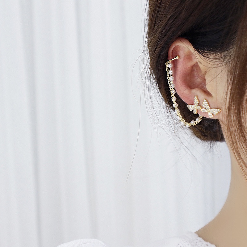 Anting Gantung Panjang Tusuk Gaya Retro Motif Geometri Aksen Zircon + Rumbai Untuk Perhiasan Wanita