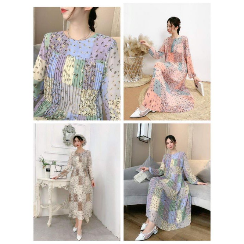 Dress plisket bangkok