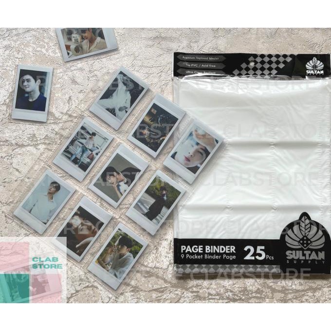 

BAYAR DITEMPAT Sultan Page Binder 9 Pocket Topload Binder 1 pack isi 25 pcs CUCI GUDANG Kode 640