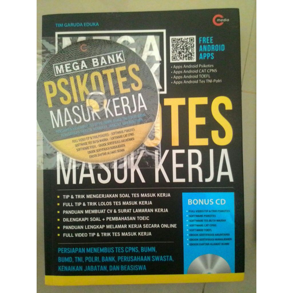 MEGA BANK PSIKOTES MASUK KERJA