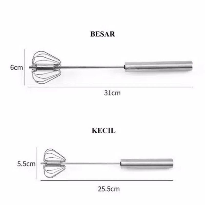 Pengocok Telur better beater tanpa listrik mixer tangan