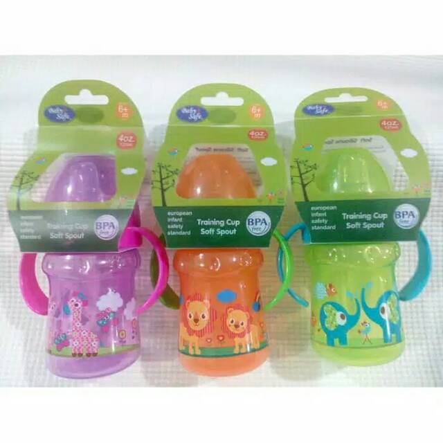 BabySafe TrainingCup Soft Spout 6m+ (125ml) / Botol Minum