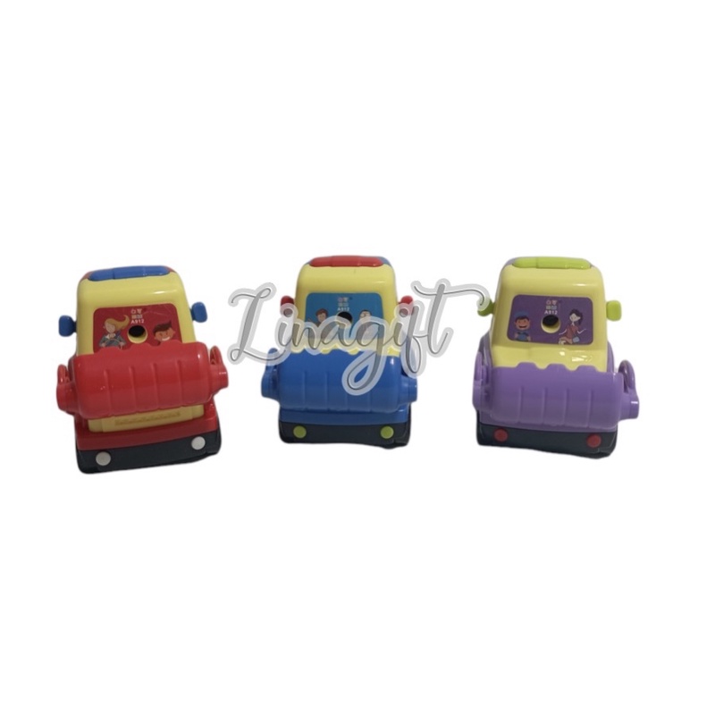 SHARPENER SERUTAN MOTIF BESAR - RAUTAN PENSIL MEJA PUTAR - DORAEMON BLUE PINK DINO TRAIN LION GIRAFFEE BEAR BERUANG HELLICOPTER AIRPLANE MONKEY TRUCK MOUSE RAT CARS BUS