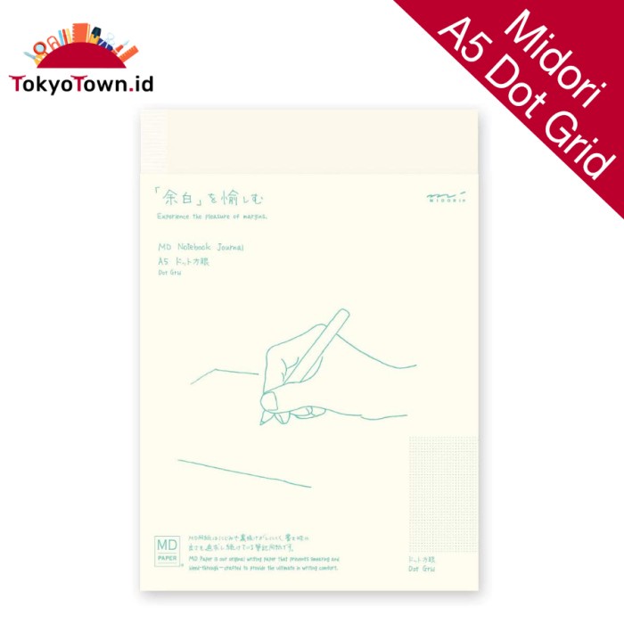 

[RESTOCK] MD Midori Notebook Journal A5 Dot Grid