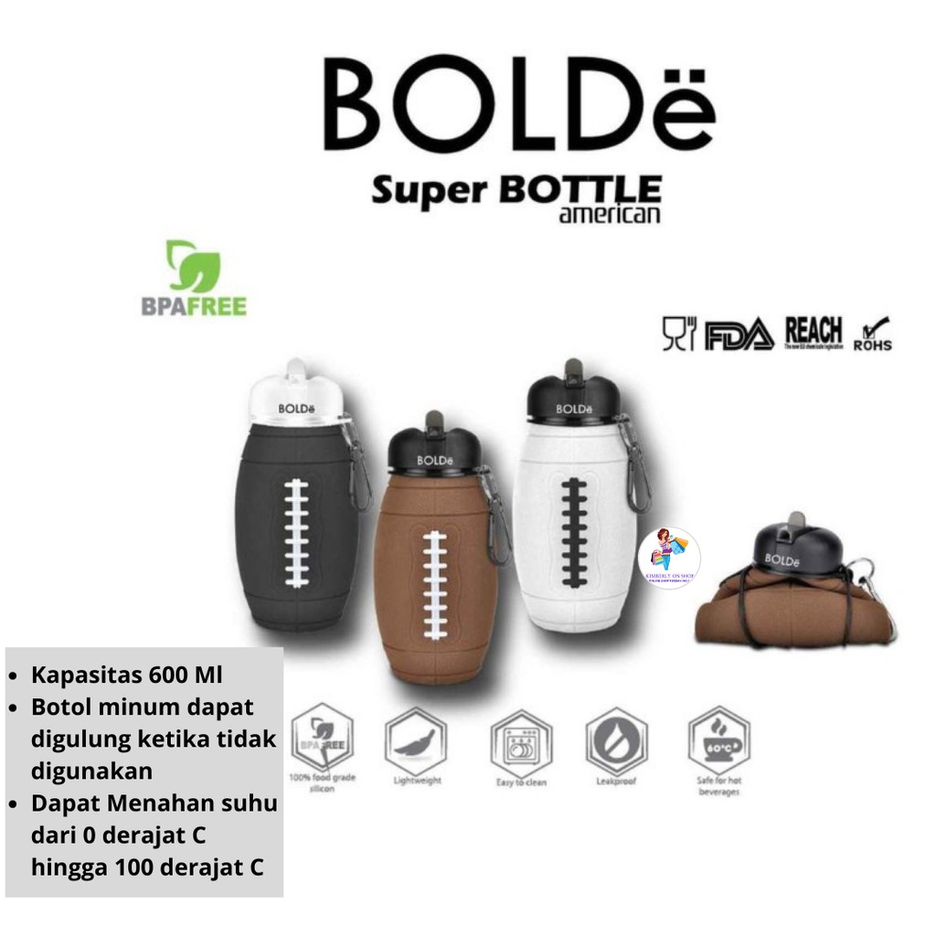Bolde Botol Minum / Super Bottle American 600 ML