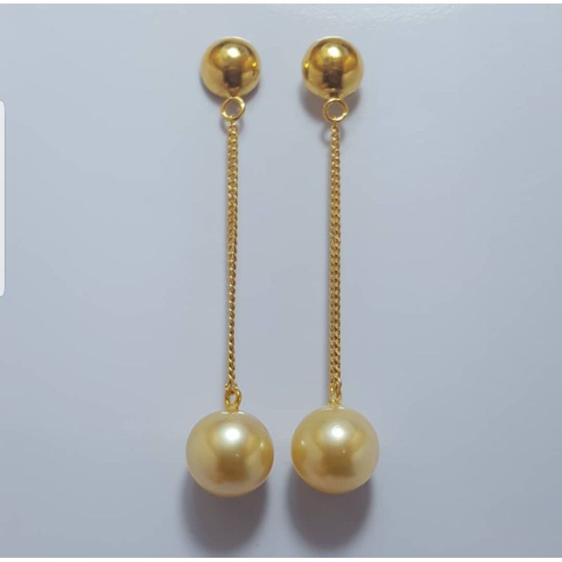 anting emas mutiara air laut