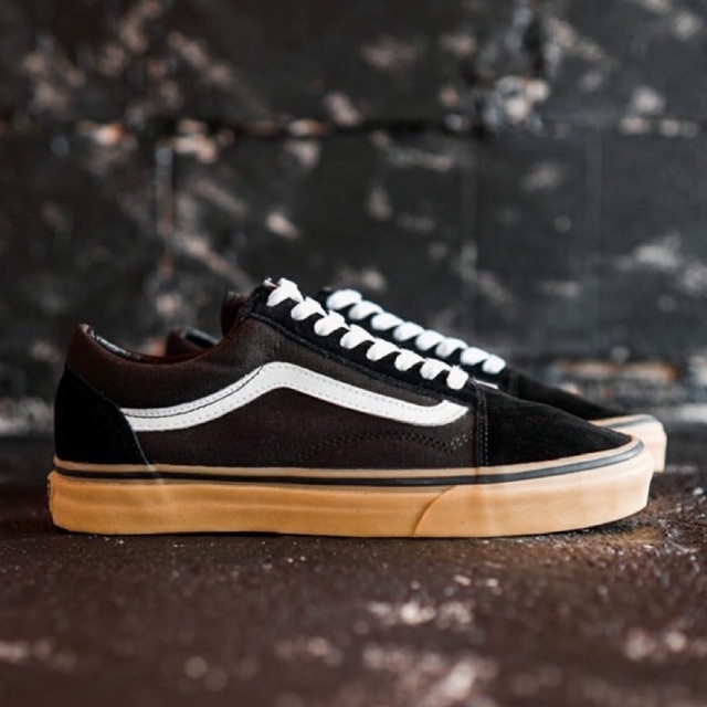 V4NS OLDSKOOL BLACK/GUM CLASSIC ORIGINAL 100%