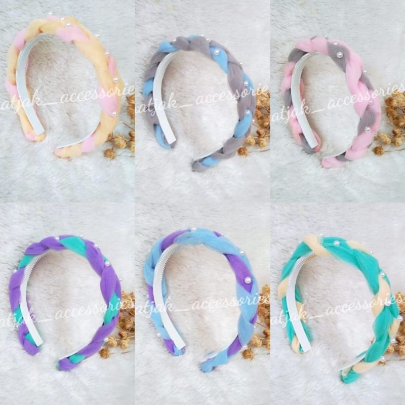 READY Bando Kepang Mutiara Bando Marshmallow Beads