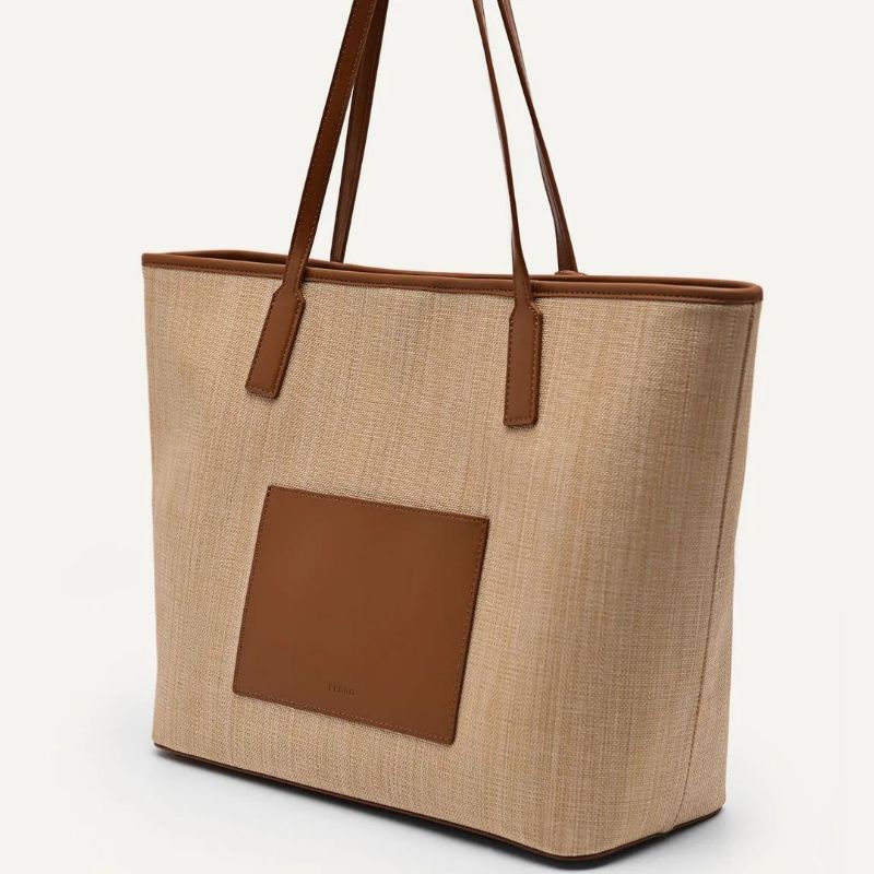 8.8 | PDRO Large Setsu Raffia Tote Bag