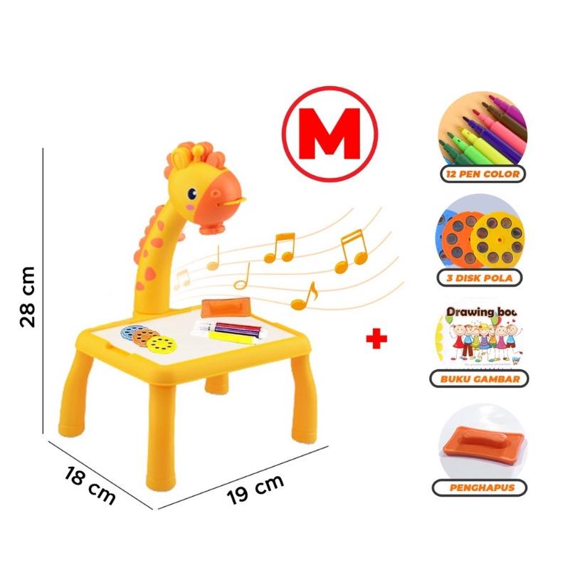 Meja Belajar Gambar Meja Gambar Anak Proyektor Meja Belajar Anak ( ukuran mini and jumbo ) Mainan Mo