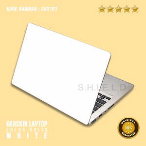 Garskin / Skin/ Sticker / Cover / Stiker Laptop - Solid White