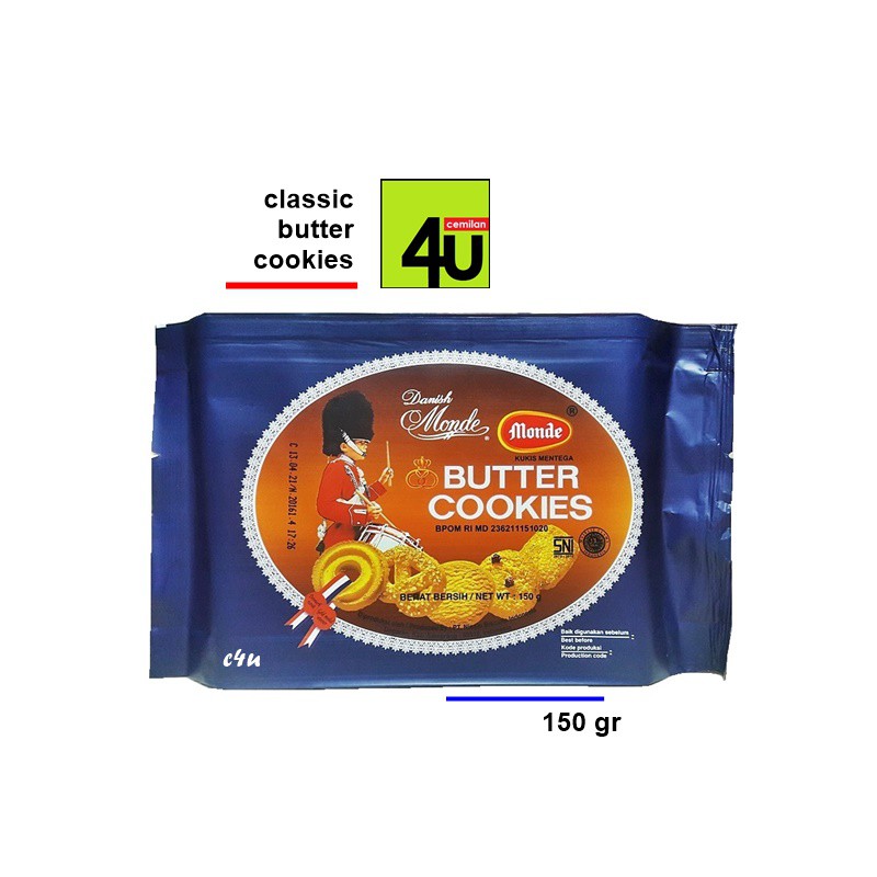 

Monde - Danish Butter Cookies Biscuit - 150 gr