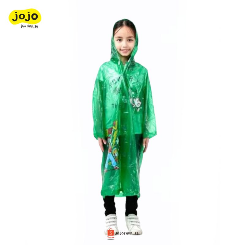 Jas Hujan Anak Ponco Lengan Panjang DHOLPIN 384 Kiddy