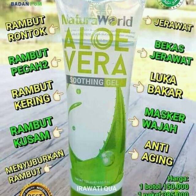 Natura world Aloe vera soothing gel