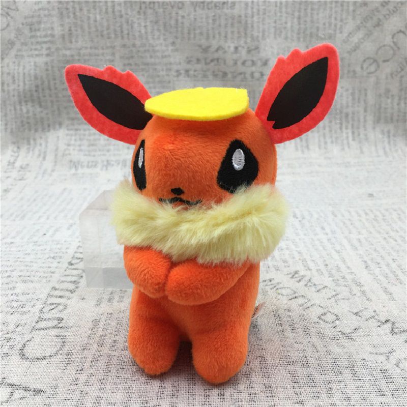 Mainan Boneka Pokemon Plush Toys Keychain Stuffed Pendant Doll Eevee Leafeon Sylveon Flareon Umbreon Vaporeon Espeon Doll Kids Birthday Gifts