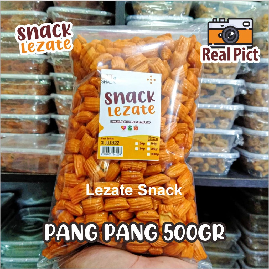 

Sedap Snack - Pangpang Pedas Manis 500gr Murah Enak Renyah / Pang Pang Kiloan/ Pangpang Manis Kiloan