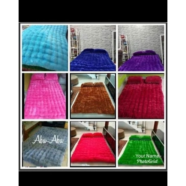 KASUR GENDER BULU RASFUR JUMBO FREE 2 BANTAL / KASUR TERMURAH