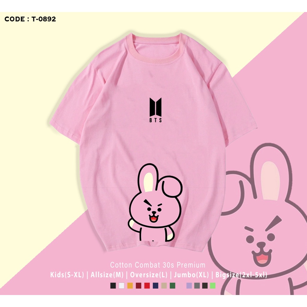 KAOS / TSHIRT KPOP / B T 2 1 / REAL PICTURE / CHIMMY / MANG / TATA / TERIMA CUSTOM TEE