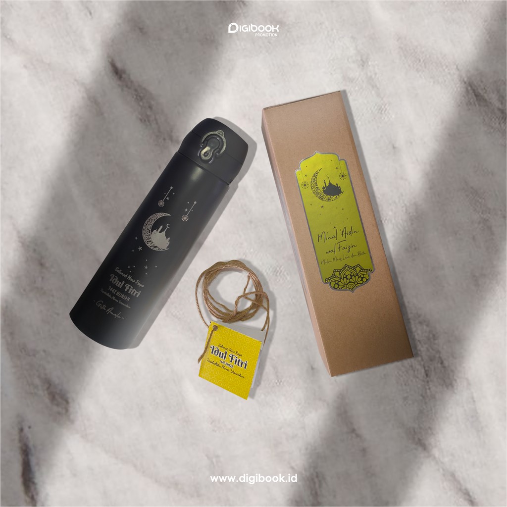Paket Hampers Idul Fitri Tumbler Niagara Custom Idul Fitri - Free Template - Free Custom Nama