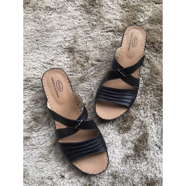 Scholl Original Sale Wedges 5cm Full Leather