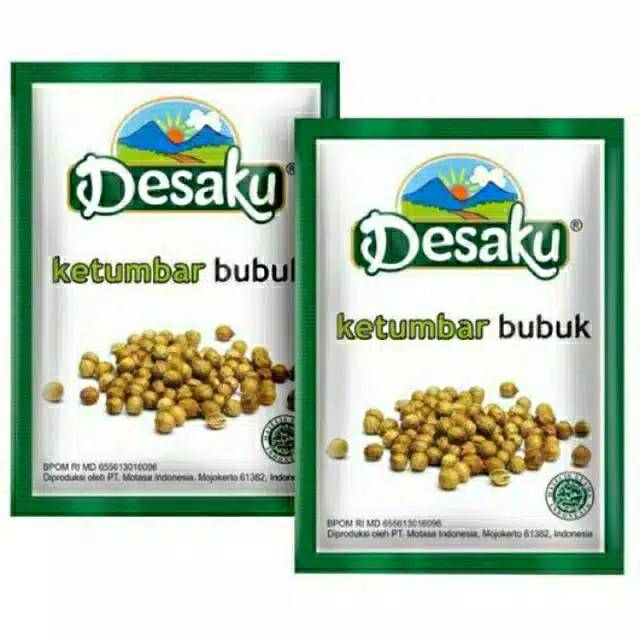 

Desaku ketumbar bubuk dan kunyit bubuk