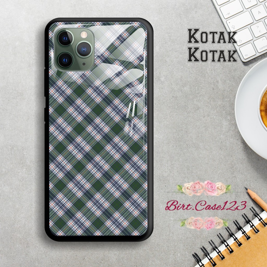 Back case glass KOTAK-KOTAK Iphone 5 6 6g 6g+ 7 7g 7g+ 8 8+ Xr X Xs Xs Max Se 2020 11 Pro BC1449