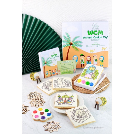 

Mewarnai cookies tema lebaran hampers lebaran paint your own cookies PYO Cookies