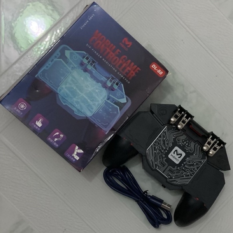 Original MEMO DL88 Gamepad 6 Fingerplay (Pendingin + Gamepad)