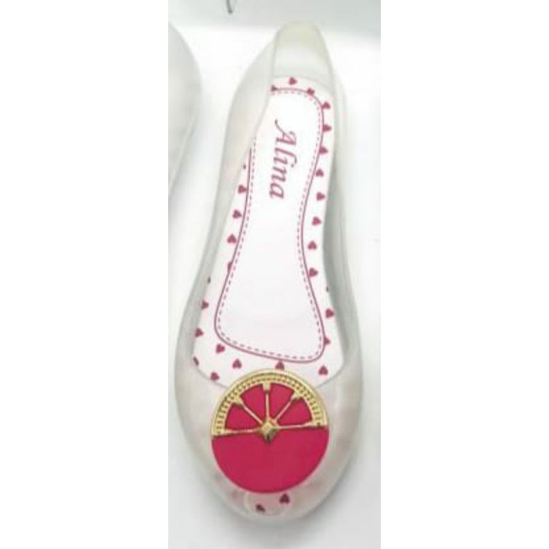 Sun-ANNA Flatshoes Kaca JK L04-3/Sepatu Transparan Import