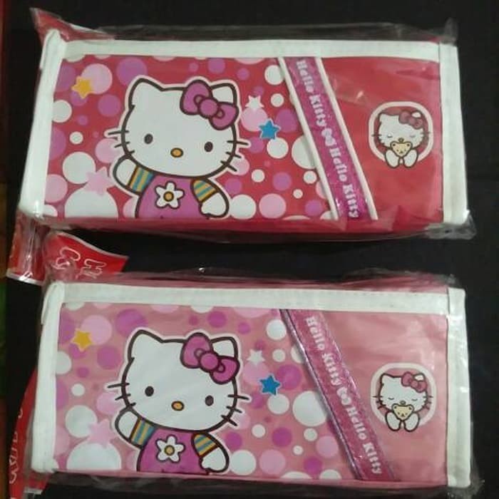 

Kotak pensil resleting hello kitty no.1302