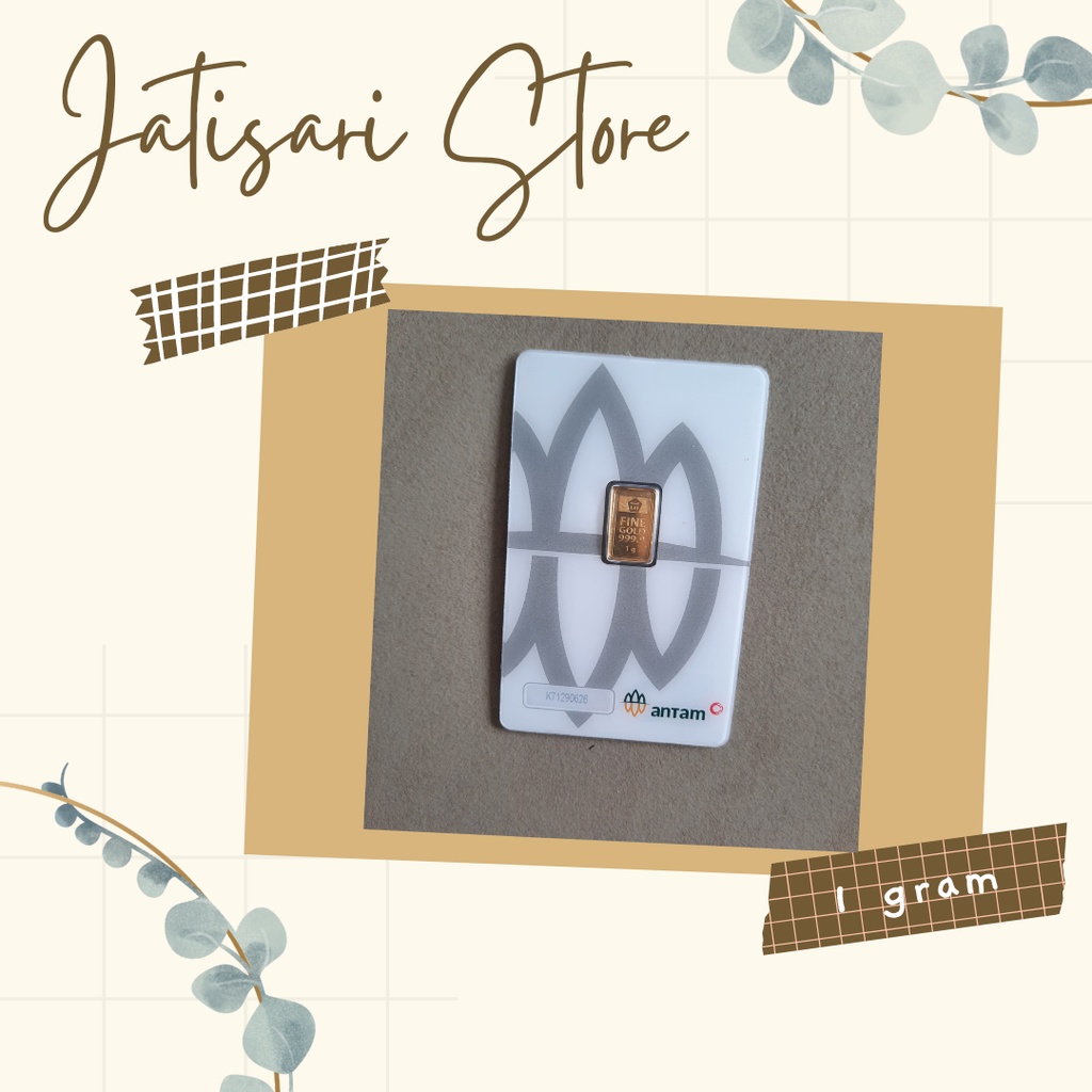 LOGAM MULIA ANTAM PECAHAN 1 GRAM REDMARK 2022