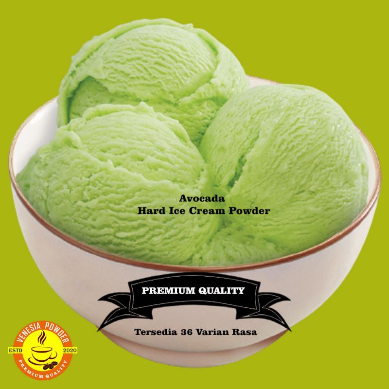 

HARD ICE CREAM RASA AVOCADO BEST SELLER - BUBUK ES KRIM RASA AVOCADO - BUBUK ES KRIM