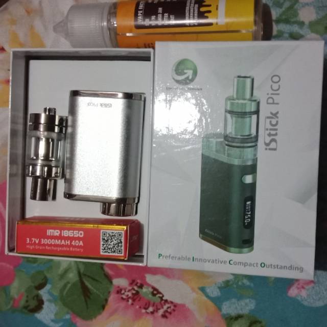 TERMURAHHH-Vave rokok elektrik vico free liquid 60ml dan batre 3000Mah -Vave rokok elektrik