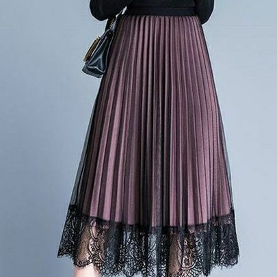 Naddean - Rok Tutu Renda Glitter Import / Tutu Maxi Skirt Import