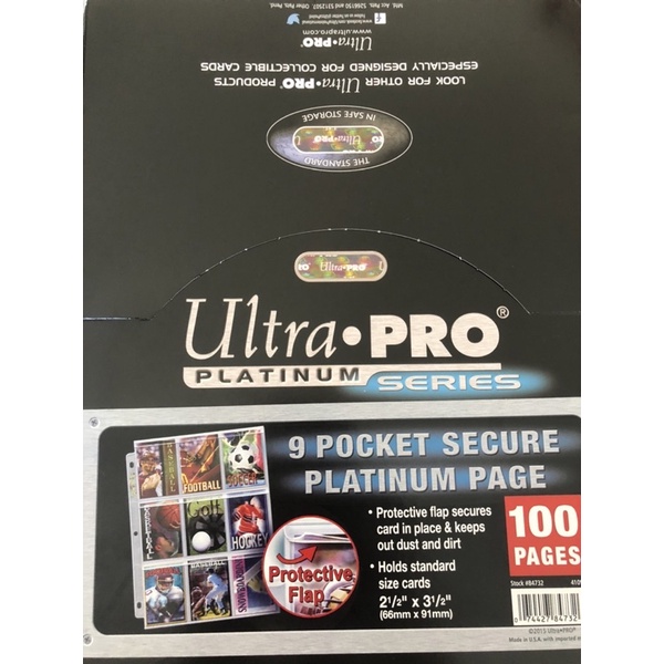 [1pcs] Ultra pro sleeve 9p a4/ultra pro pocket sleeve 9p a4 photocard/sleeve binder photocard
