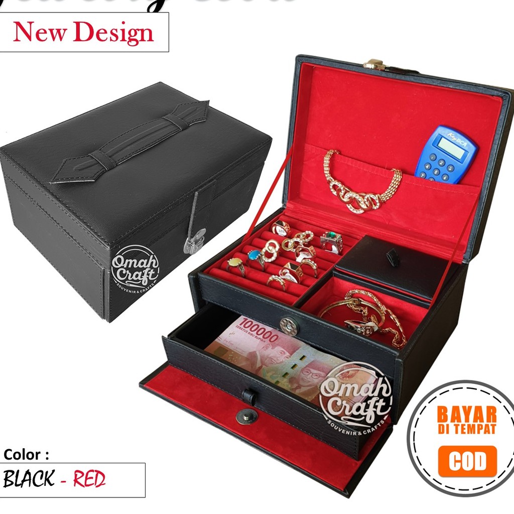 PROMO - Kotak Tempat Perhiasan dan Aksesoris Cincin Gelang Kalung / Jewelry Box Accesories